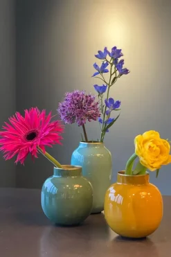 Sale Pip Studio Runde Mini Vase 10 Cm Gelb