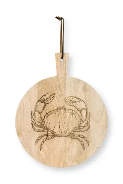 New Pip Studio Runde Schale Holz Krabbe Khaki