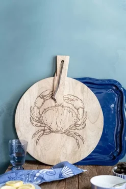 New Pip Studio Runde Schale Holz Krabbe Khaki