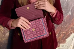 Hot Pip Studio Schultertasche Klein Clover Rosa