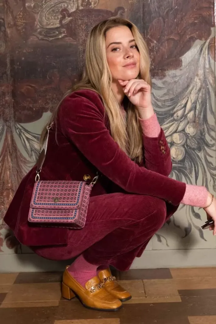 Hot Pip Studio Schultertasche Klein Clover Rosa