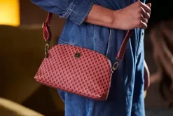 Outlet Pip Studio Schultertasche Klein Suki Dunkel Rosa