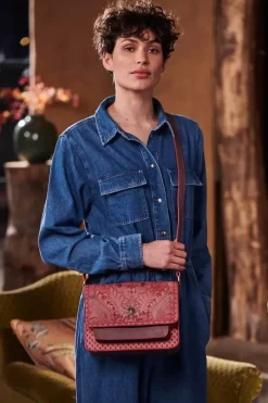 Discount Pip Studio Schultertasche Kyoto Festival Dunkel Rosa