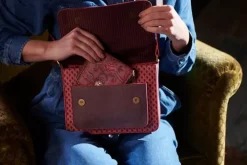 Discount Pip Studio Schultertasche Kyoto Festival Dunkel Rosa