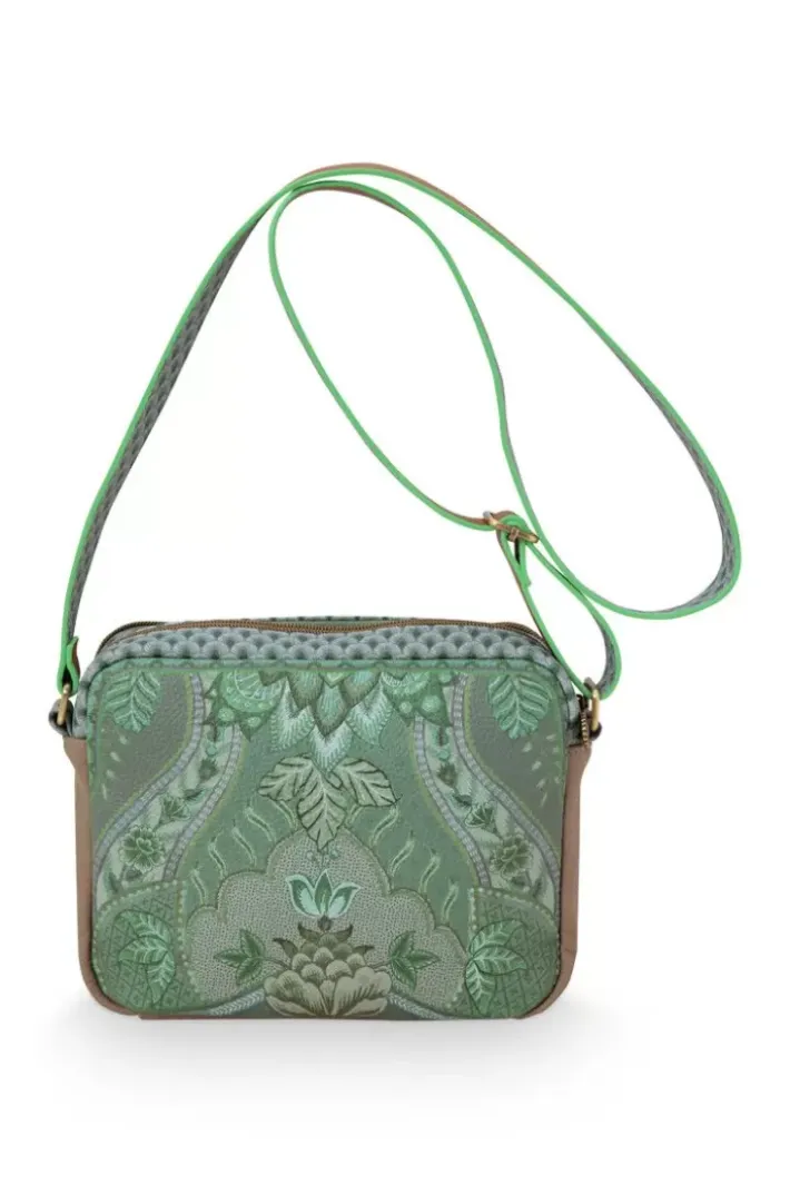 Hot Pip Studio Schultertasche Medium Kyoto Festival Grun
