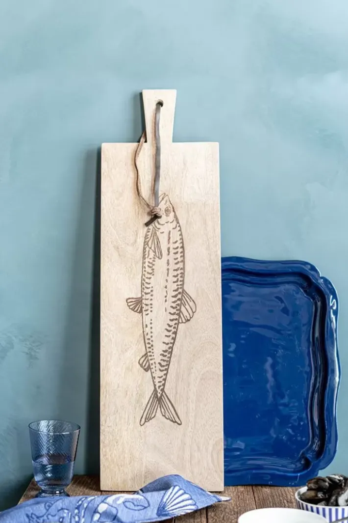 Discount Pip Studio Servierbrett Rechteckig Holz Hering Khaki