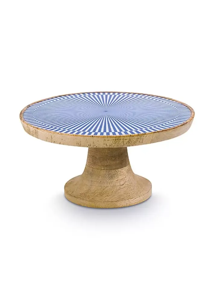 Outlet Pip Studio Servierschale Weis/Blau 22 Cm