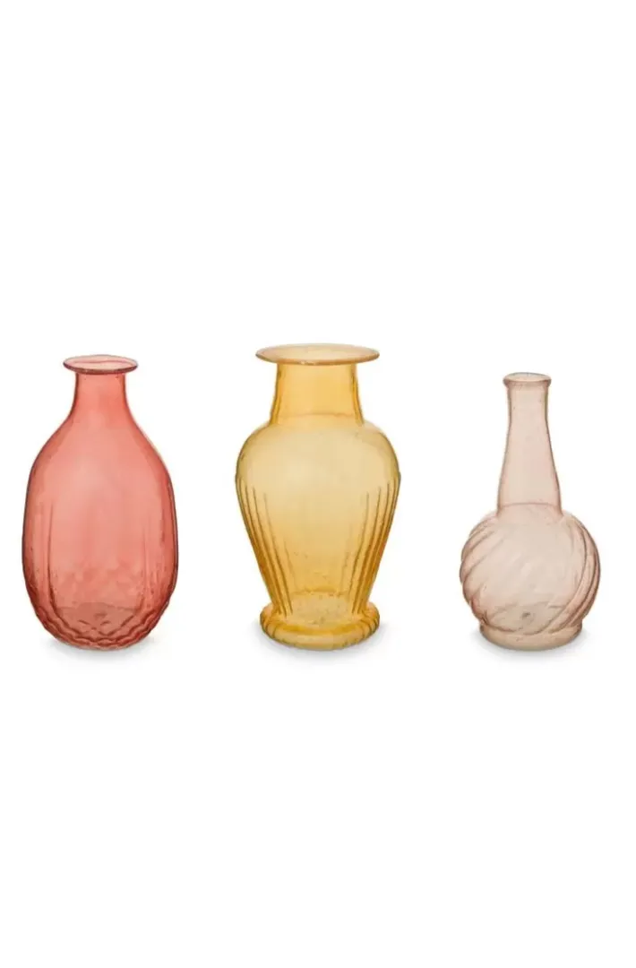 Best Pip Studio Set/3 Vasen Glas M Rosa