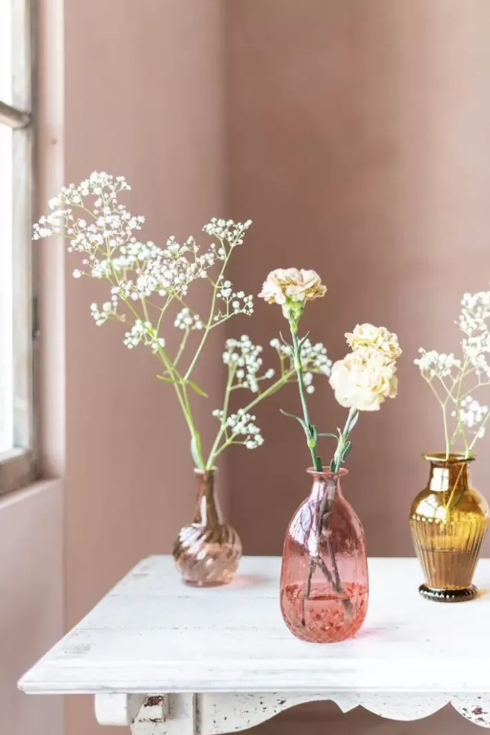 Best Pip Studio Set/3 Vasen Glas M Rosa