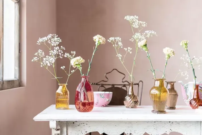 Best Pip Studio Set/3 Vasen Glas M Rosa