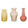 Hot Pip Studio Set/3 Vasen Glas S Rosa