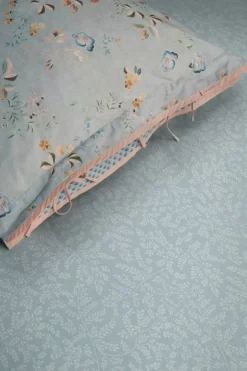 Sale Pip Studio Spannbettlaken Leafy Grau Blau