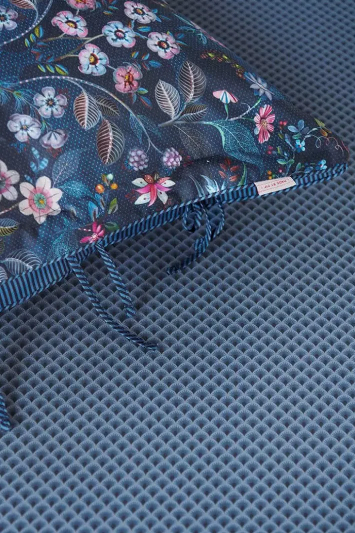 Outlet Pip Studio Spannbettlaken Suki Dunkel Blau