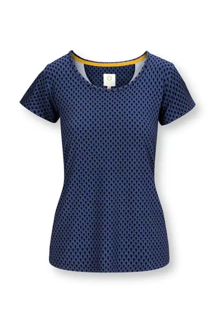 Sale Pip Studio Sport Top Kurze Armel Suki Kobalt Blau