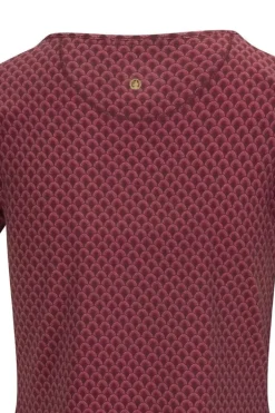 New Pip Studio Sport Top Kurze Armel Suki Dunkel Rot
