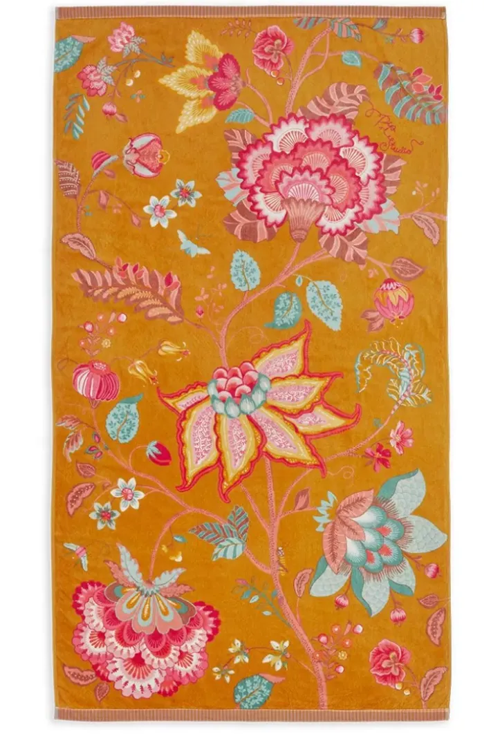 Pip Studio Strandtuch Pip Flowers Gelb
