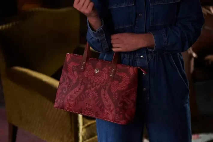 Discount Pip Studio Tasche Klein Kyoto Festival Dunkel Rosa