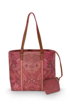 Sale Pip Studio Tasche Medium Kyoto Festival Dunkel Rosa