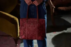 Sale Pip Studio Tasche Medium Kyoto Festival Dunkel Rosa