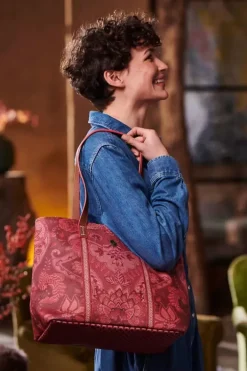 Sale Pip Studio Tasche Medium Kyoto Festival Dunkel Rosa