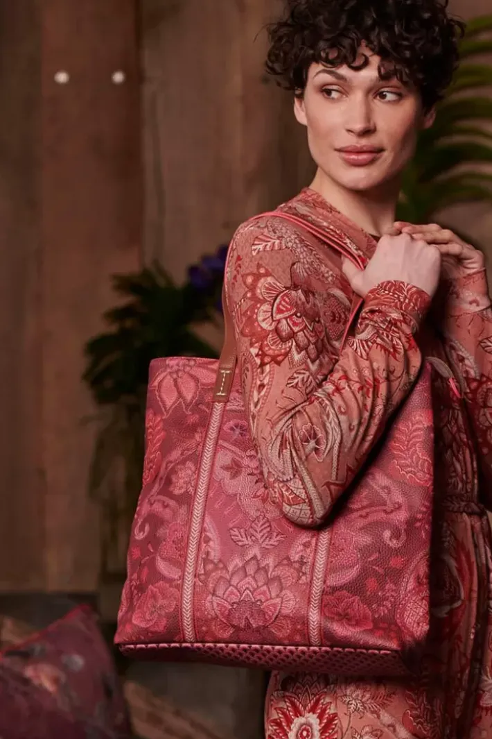 New Pip Studio Tasche Rechteckig Kyoto Festival Dunkel Rosa