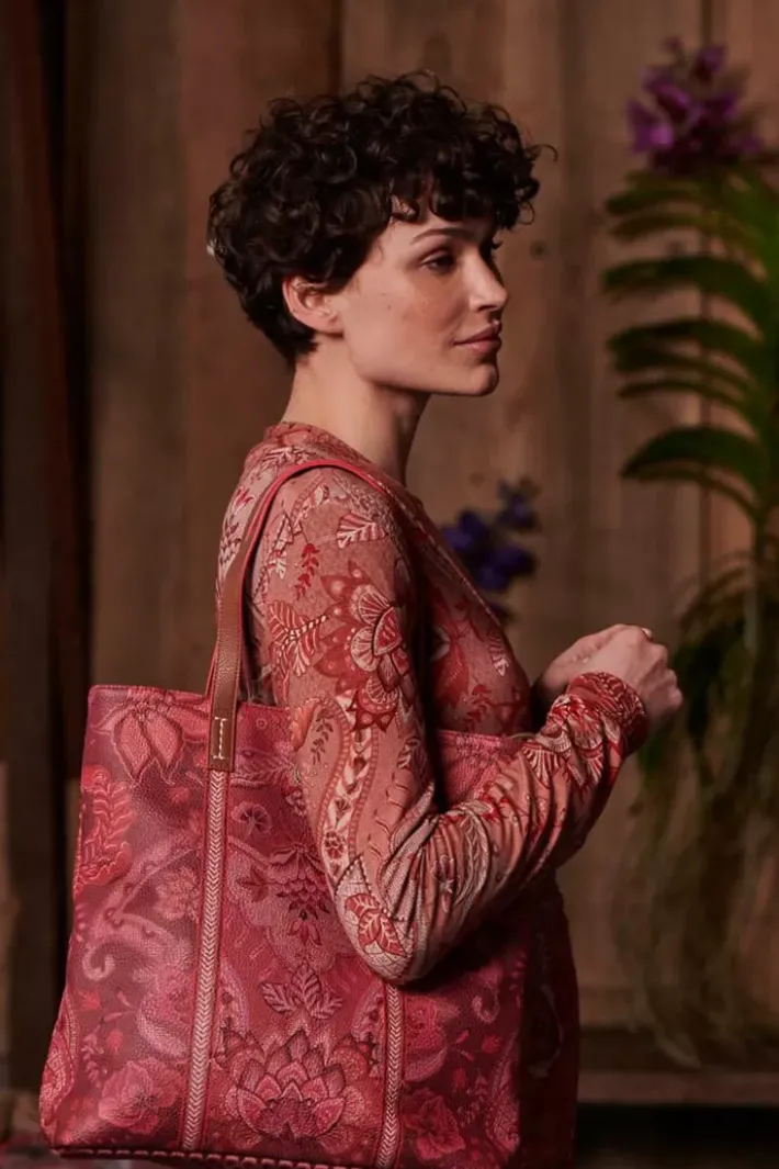 New Pip Studio Tasche Rechteckig Kyoto Festival Dunkel Rosa