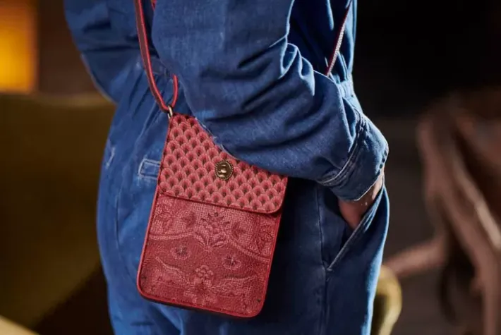 Outlet Pip Studio Telefontasche Kyoto Festival Dunkel Rosa