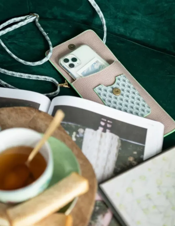 New Pip Studio Telefontasche Kyoto Festival /Khaki Grun