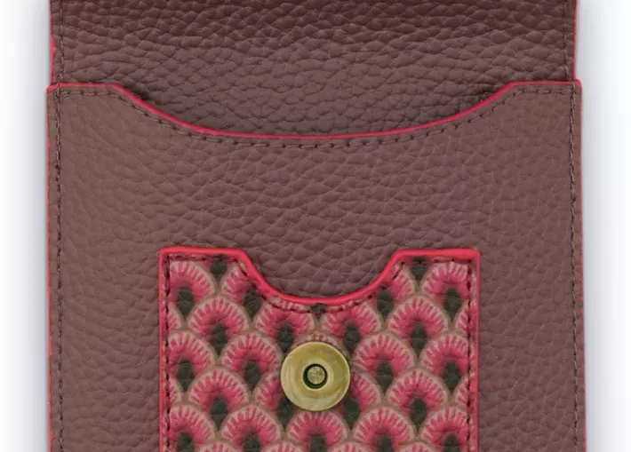 Hot Pip Studio Telefontasche Kyoto Festival Dunkel /Khaki Rosa