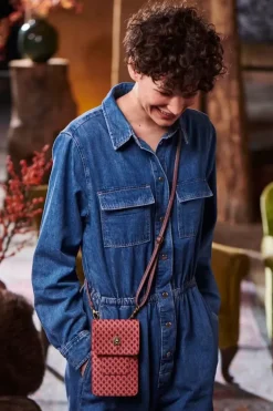 Hot Pip Studio Telefontasche Suki Rosa