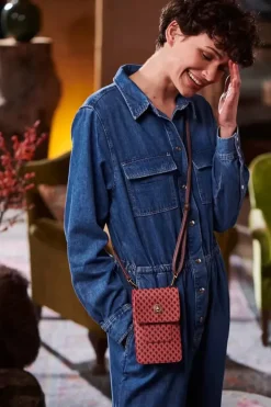 Hot Pip Studio Telefontasche Suki Rosa