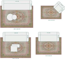 New Pip Studio Teppich Majorelle By Pip Pastell Rosa