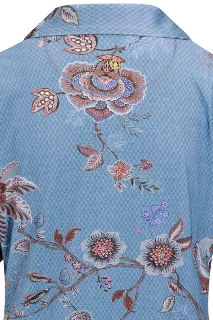 Best Pip Studio Top Kurze Armel Cece Fiore Blau