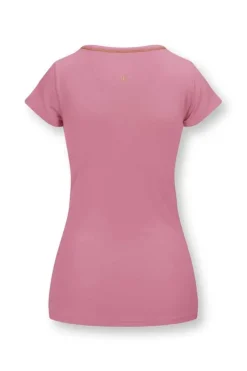 Sale Pip Studio Top Kurze Armel Solid Rosa