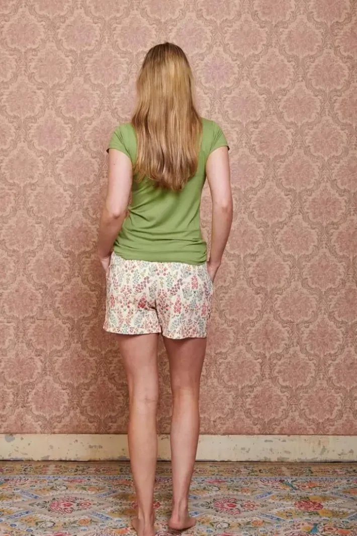 Pip Studio Top Kurze Armel Solid Hell Grun