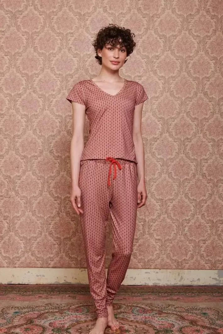 New Pip Studio Top Kurze Armel Tegola Rosa