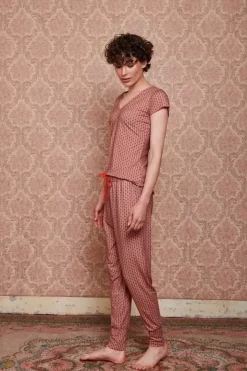 New Pip Studio Top Kurze Armel Tegola Rosa