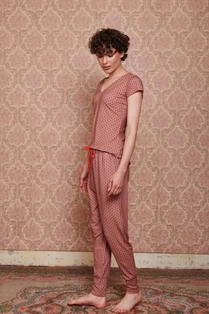 New Pip Studio Top Kurze Armel Tegola Rosa