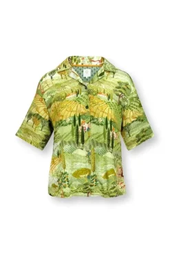 Clearance Pip Studio Top Kurze Armel Toscana Grun