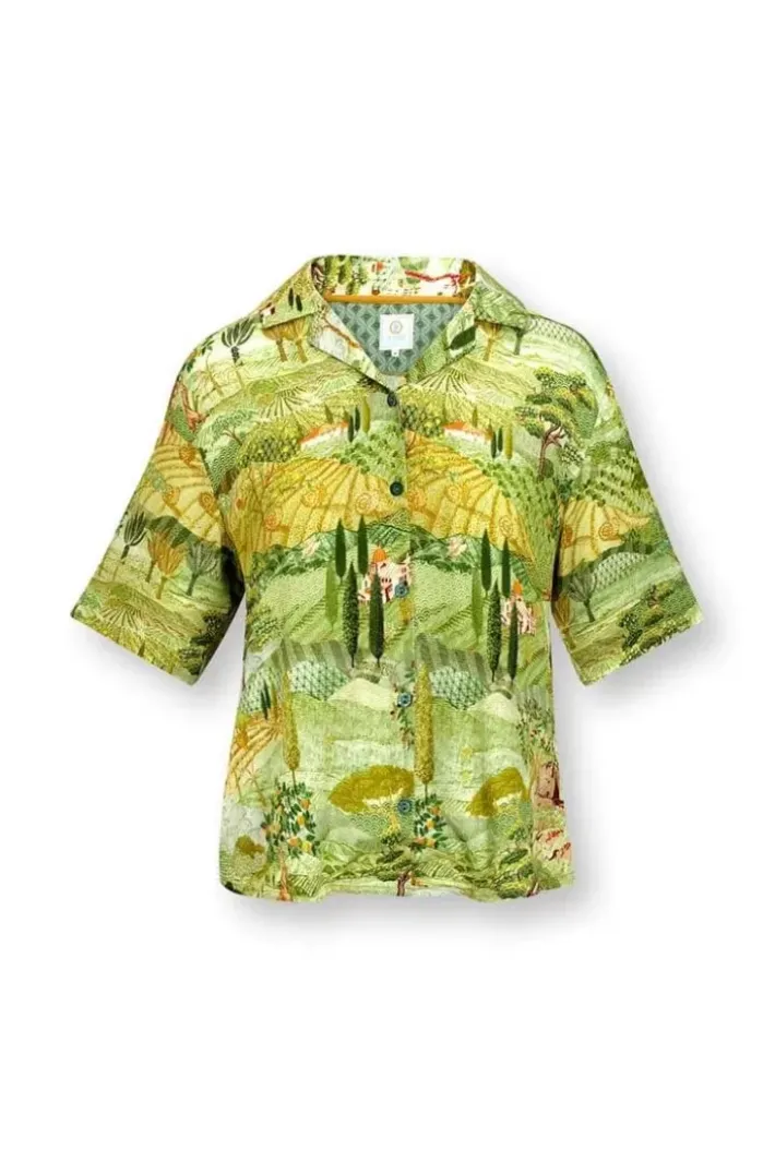 Clearance Pip Studio Top Kurze Armel Toscana Grun