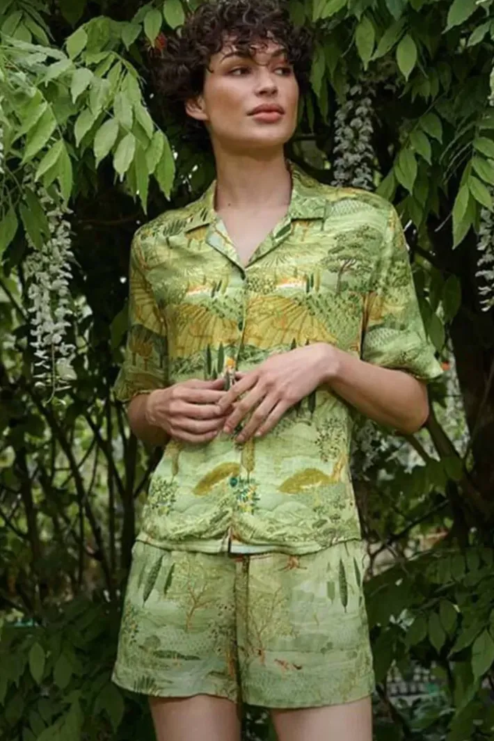 Clearance Pip Studio Top Kurze Armel Toscana Grun