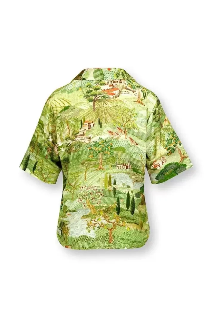 Clearance Pip Studio Top Kurze Armel Toscana Grun