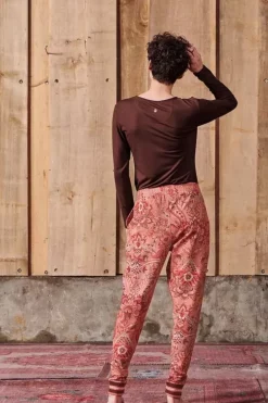 New Pip Studio Top Lange Armel Solid Terra Rot