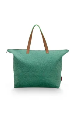 Hot Pip Studio Tragetasche Samt Quiltey Days Grun