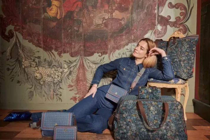 Best Pip Studio Tragetasche Tutti I Fiori Blau