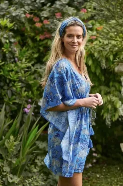 Outlet Pip Studio Tunic Flora Firenze Kobalt Blau