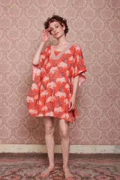 Best Pip Studio Tunic Flora Firenze Koralle Rot