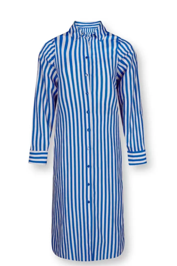 Online Pip Studio Tunic Sumo Stripe Blau