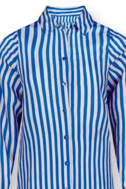 Online Pip Studio Tunic Sumo Stripe Blau