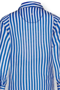 Online Pip Studio Tunic Sumo Stripe Blau